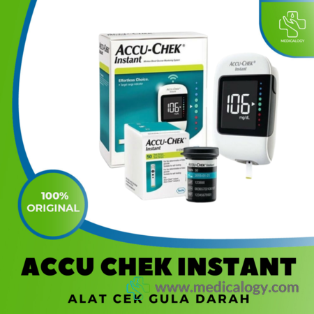 harga Accu Chek Instant Alat Cek Gula Darah + 25 Test Strip