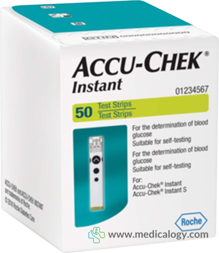 harga ACCU CHEK Instant Strip Cek Gula Darah isi 50