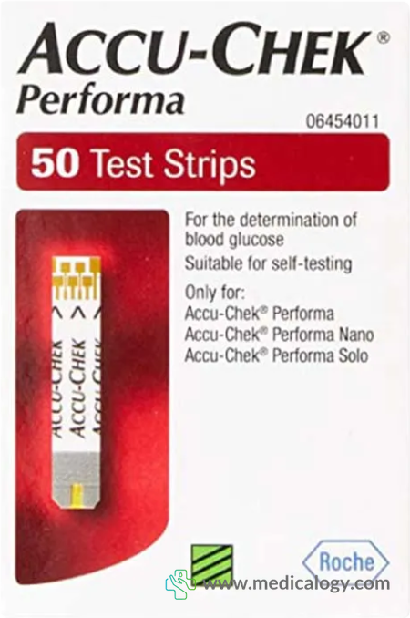 jual Accu Chek Performa Strip Alat Cek Gula Darah Isi 50