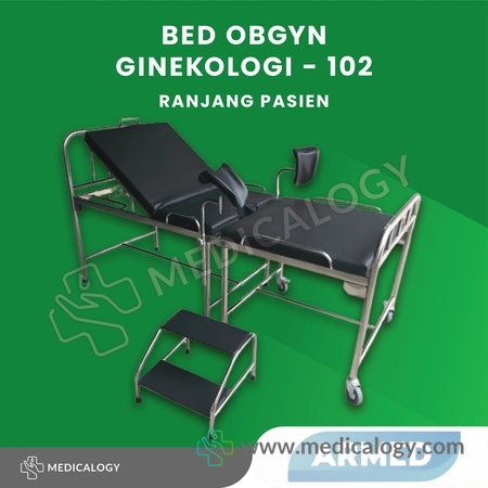 harga Bed Obgyn Ginekologi Armed - 104A | Ranjang Persalinan