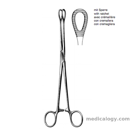 harga Dimeda Instruments Surgical Dressing FOERSTER Swab Forceps Serrated