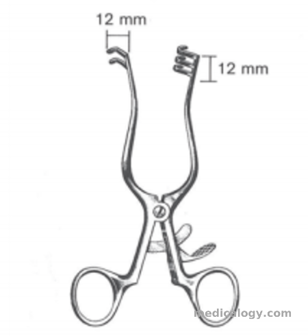 harga Dimeda Kidney Set Weitlaner Retractor 2x3 t.bl