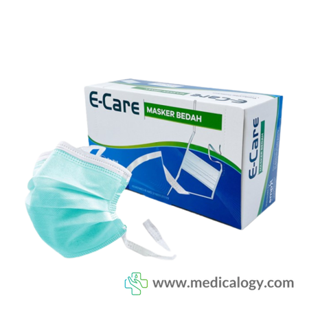 harga E-CARE MASKER BEDAH TIE ON masker tali per box isi 50