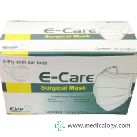 harga E-CARE MASKER EARLOOP per box isi 50