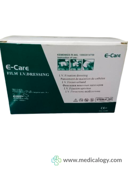 harga E-CARE Perban Film Steril FILM I.V. DRESSING 78P per Box isi 100