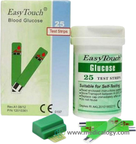 harga Easy Touch Strip Alat Cek Gula Darah