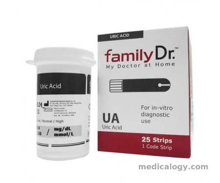 beli Family Dr Strip Alat Cek Asam Urat 25T