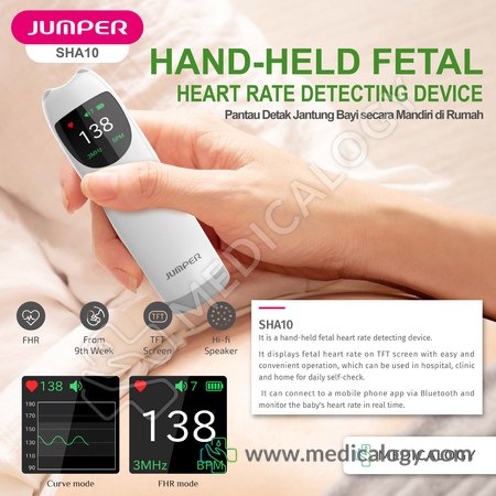 jual Fetal Doppler SHA10 Jumper | Alat Deteksi Detak Jantung Janin Bayi