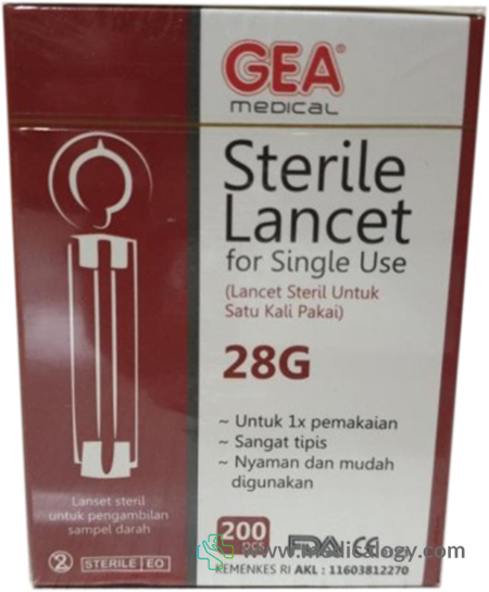 harga GEA 200 Lancet Alat Cek Darah