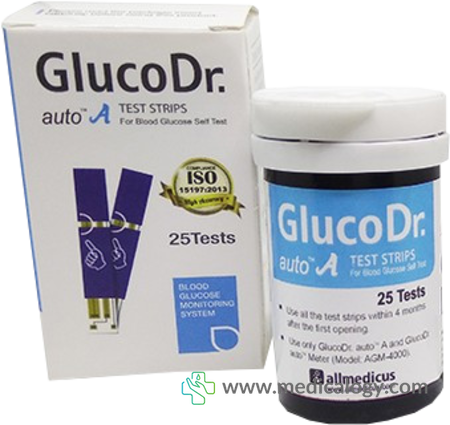 harga Gluco Dr Auto Strip Alat Cek Gula Darah 25T