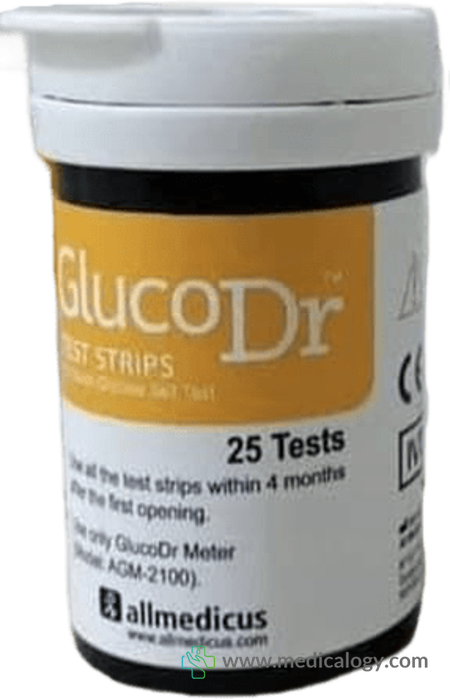 jual Gluco Dr Bio Sensor Strip Alat Cek Gula Darah 25T