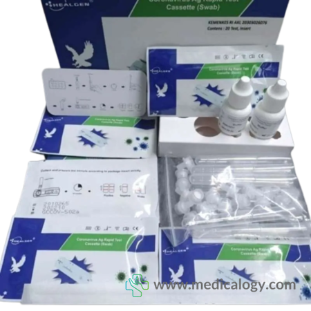 harga Healgen Covid-19 Ag Antigen Rapid Test Cassette Alat tes Coronavirus