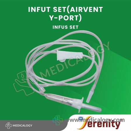 harga Infus Set (Airvent Y-Port) Dewasa Serenity | Selang Infus