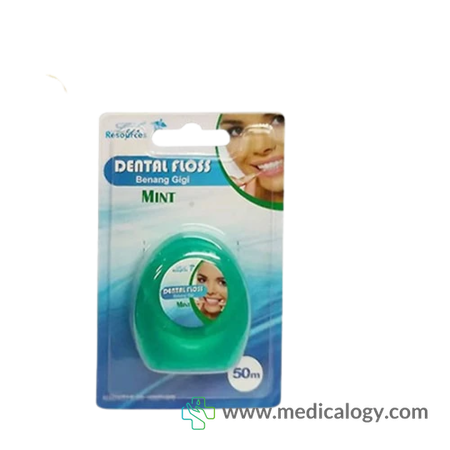 harga Life Resources dental floss mint 50 m benang gigi perawatan gigi 