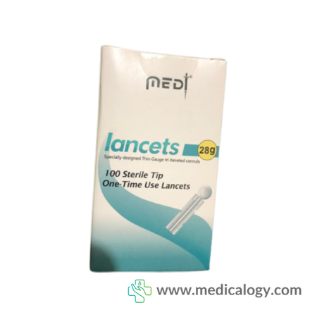 jual Medilance Blood 28G 100ea Lancet Alat Cek Darah