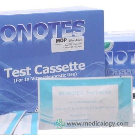 harga Mono Rapid Test MOP (Morphine) Kaset per Box isi 25T