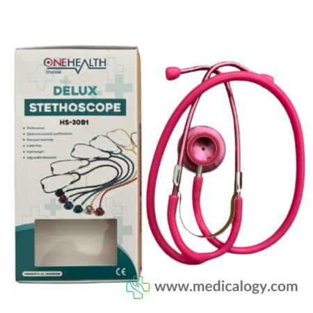 harga Onehealth HS-30B1 Stethoscope Delux - Pink