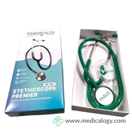 harga Onehealth HS-30L Stethoscope Premier - Green