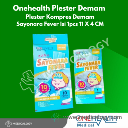 harga Onehealth Plester Demam Plester Kompres Demam Sayonara Fever Isi 1pcs 11 X 4 CM