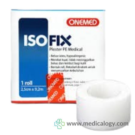 harga Onemed Isofix Plester PE Medical 2,5cm x 9,2m Isi 1 Roll