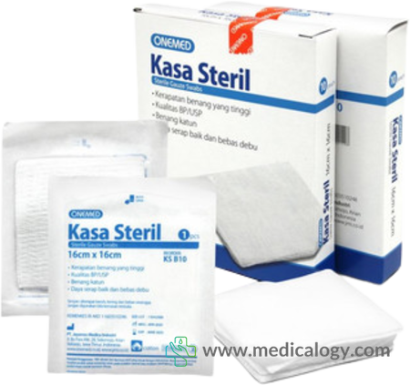 harga Onemed Kasa Steril 16x16 cm Per Pack isi 10