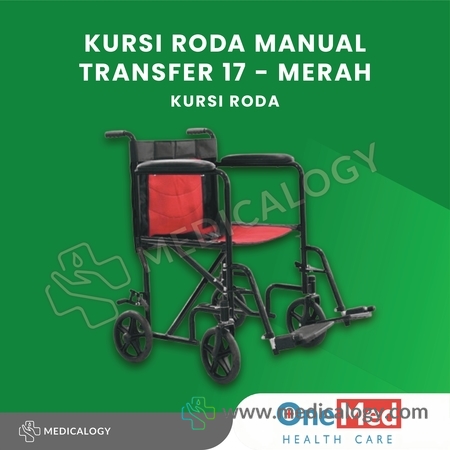 harga Onemed Kursi Roda Manual Transfer 17 - Merah