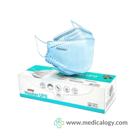 jual Onemed Masker Medis UFO Ecer Biru