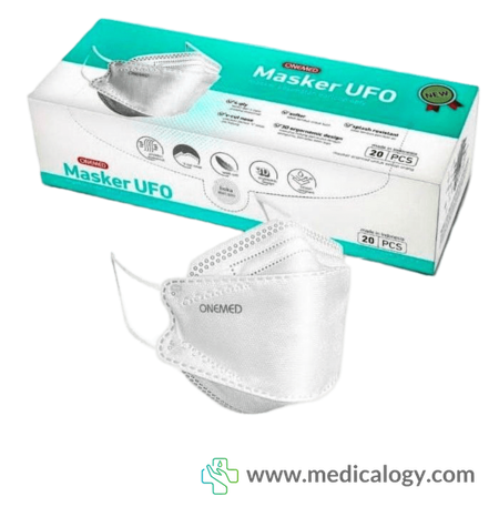 beli Onemed Masker Medis UFO Isi 20 Pcs Putih