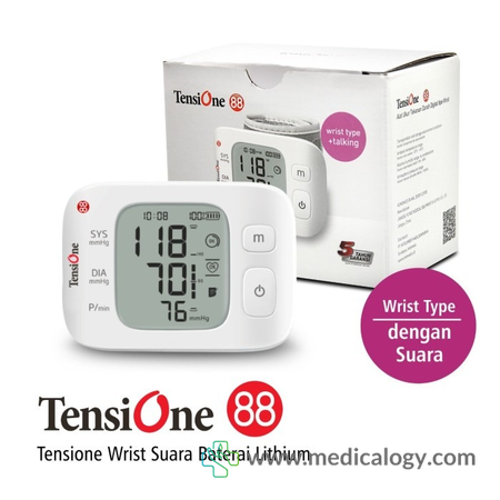 harga Onemed TensiOne 1A Wrist Digital Tensimeter Tensi One 88 Voice