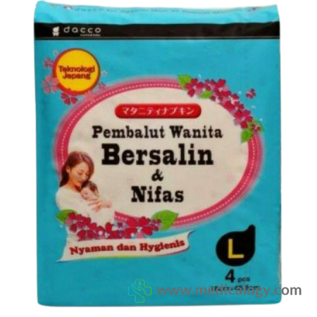 harga Osaki Pembalut Bersalin size L per pack isi 4 pcs