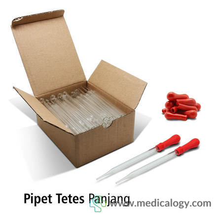 harga Pipet Tetes Kaca Panjang OneMed Box Isi 100pcs