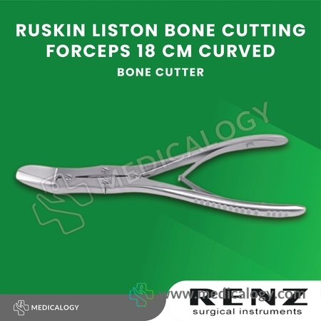 harga RENZ Ruskin Liston Bone Cutting Forceps 18 cm Curved 