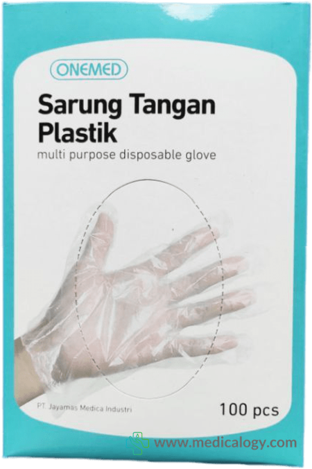 jual Sarung Tangan Plastik Onemed isi 100