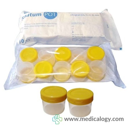 harga Sputum Pot Steril OneMed per pak isi 10pcs