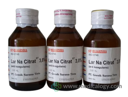 harga ST REAGENT Na Citrat 3,8% B 1x100ml