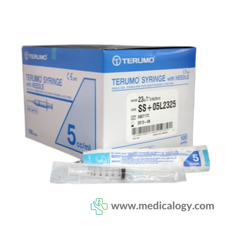 harga Terumo Spuit T-Syringe Disposable With Needle 5 CC Per Box isi 100 pcs