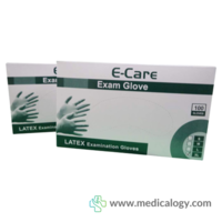 jual E-CARE Sarung tangan POWDERED XL per box isi 100 pcs