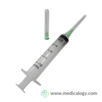 jual E-CARE SYRINGE WITH NEEDLE 3 ml 23G 1 1/4 per box isi 100