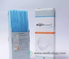 jual Masker EVO Plusmed isi 25 Warna Biru