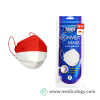 jual Masker Sensi Convex Warna Merah Putih isi 2 Pcs