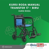 jual Onemed Kursi Roda Manual Transfer 17 - Biru