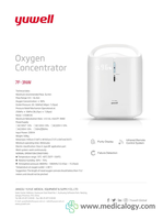 jual Oxygen Concentrator  Yuwell 7F-3NW (Mesin Penghasil Oksigen)