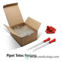 jual Pipet Tetes Kaca Panjang OneMed Box Isi 100pcs