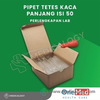 jual  Pipet Tetes Kaca Panjang OneMed Box Isi 50pcs