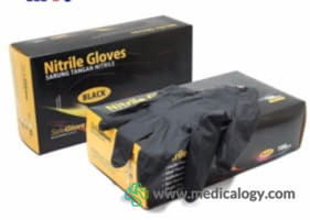 jual Safeglove Nitrile Examination Gloves Black size L