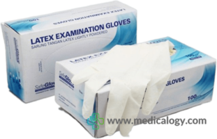 jual SafeGlove Sarung Tangan Latex isi 50 Pasang Size S