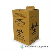 jual Safety Box Coklat 5 Liter OneMed