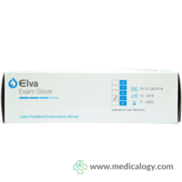 jual Sarung Tangan Latex ELVA POWDER FREE size L per Box isi 100