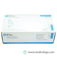 jual Sarung Tangan Latex ELVA POWDER FREE size M per Box isi 100