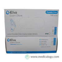 jual Sarung Tangan Latex ELVA POWDER FREE size XL per Box isi 100